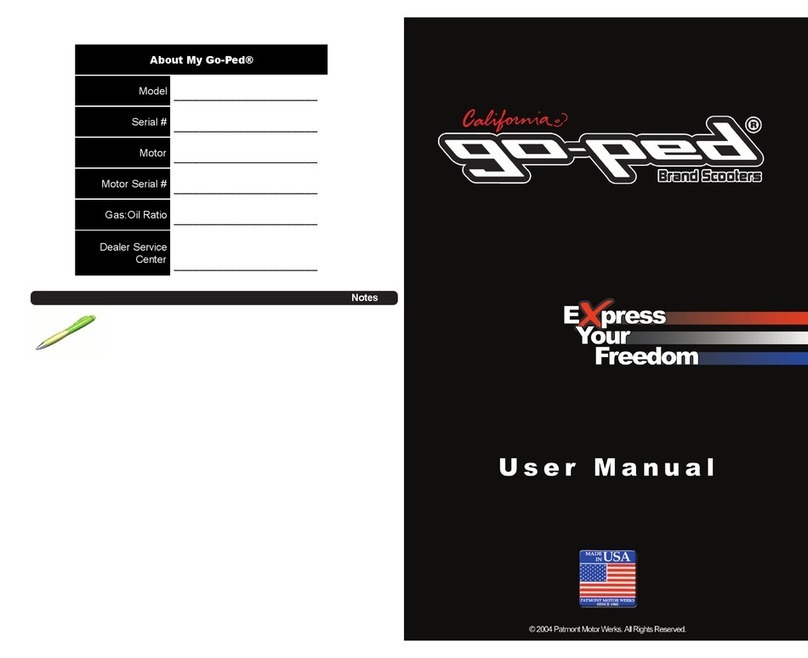 California Go-Ped user manual