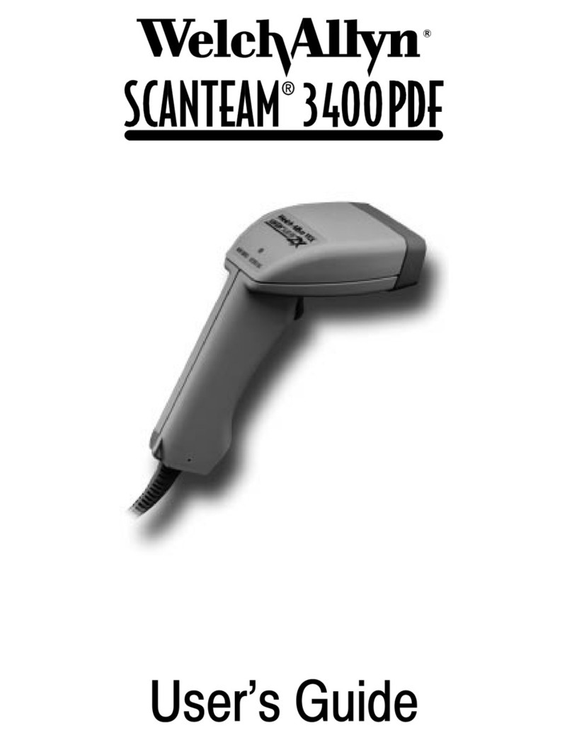 Welch Allyn Scansteam 3400PDF user guide