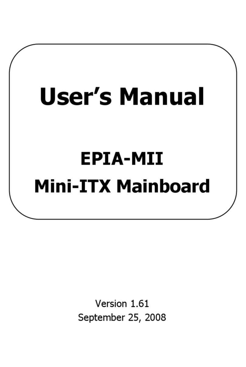 VIA Technologies EPIA-MII User manual