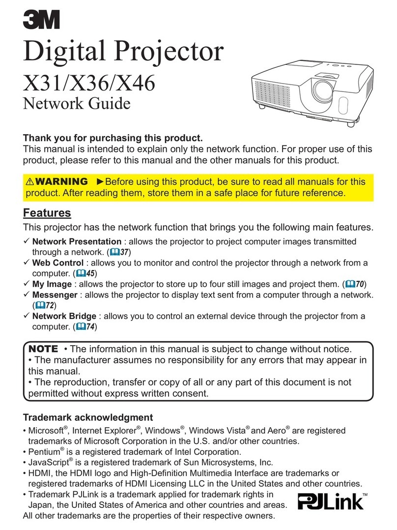 3M X31 Installation and maintenance instructions