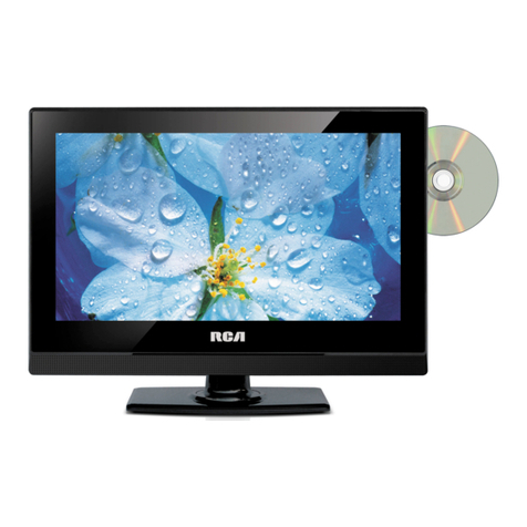 RCA 13.3" LED HDTV DVD Combo User manual