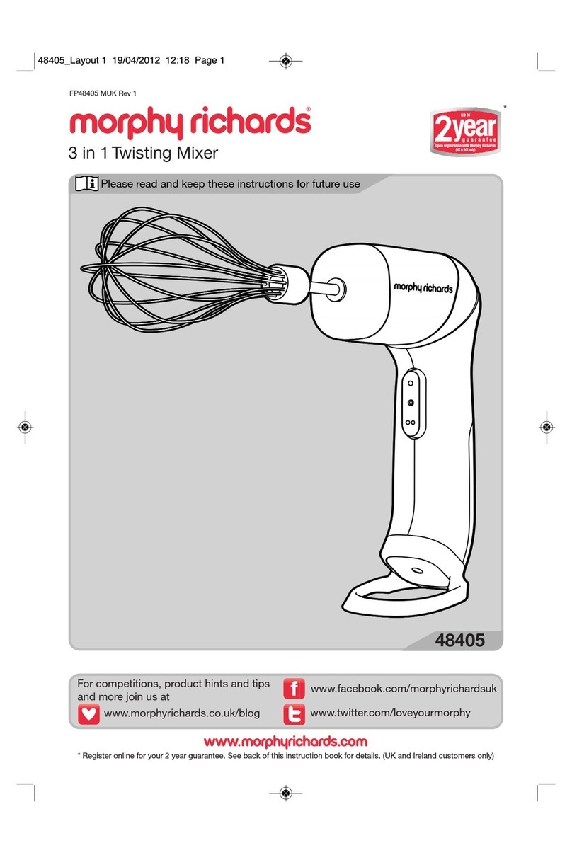 Morphy Richards 48405 user manual