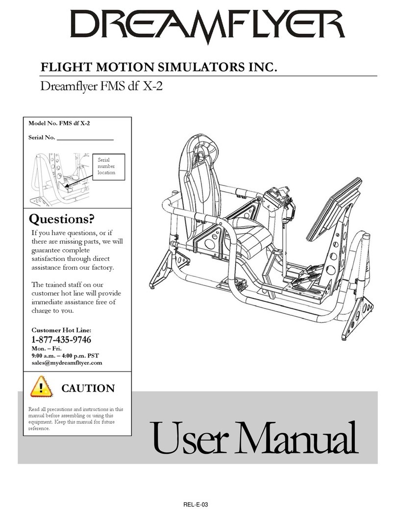 FLIGHT MOTION SIMULATORS Dreamflyer FMS df X-2 user manual