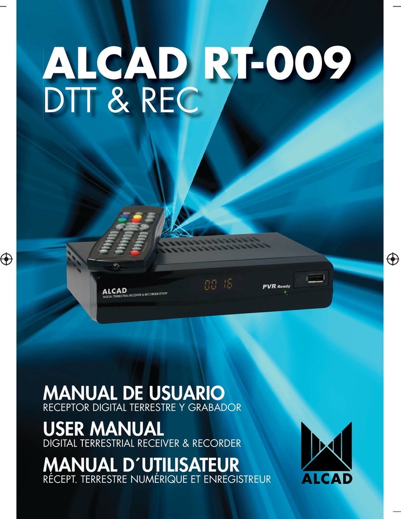 Alcad RT-009 DTT REC user manual