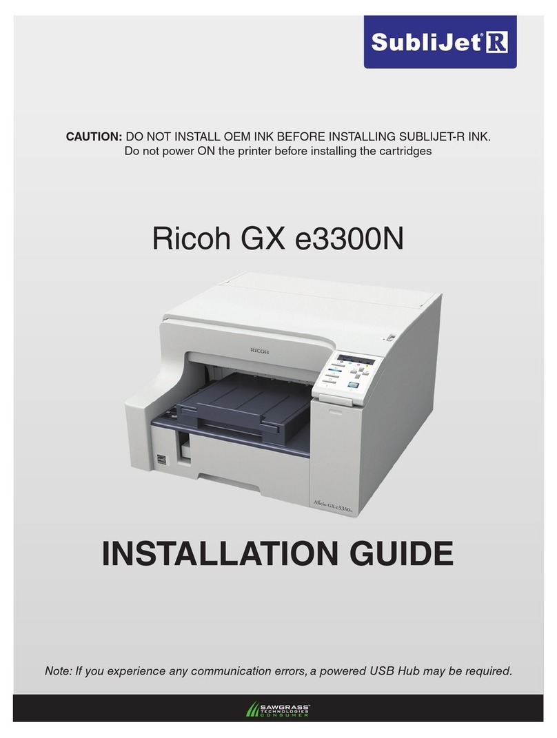 Ricoh Aficio GX e3300N User manual