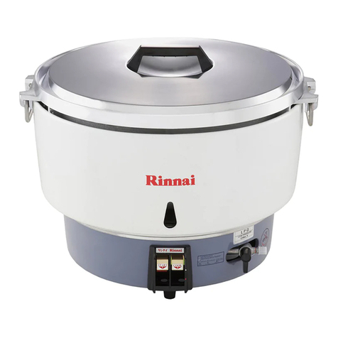 Rinnai Gas Rice Cooker instruction manual