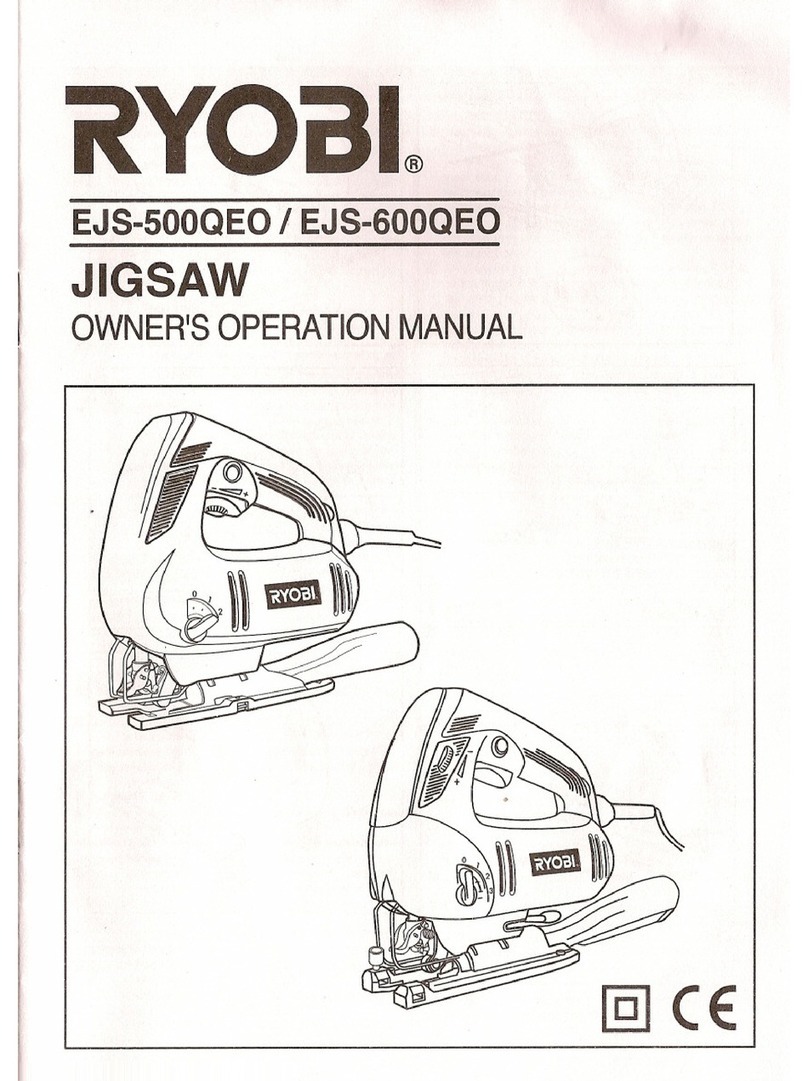Ryobi EJS-500QEO Instructions for use Ryobi EJS-500QEO Instructions for use