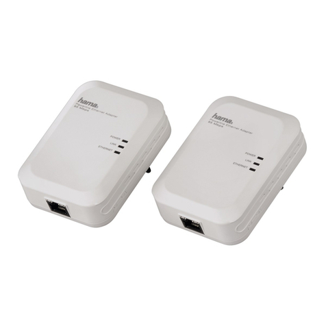 Hama Powerline LAN Set Operating	 instruction