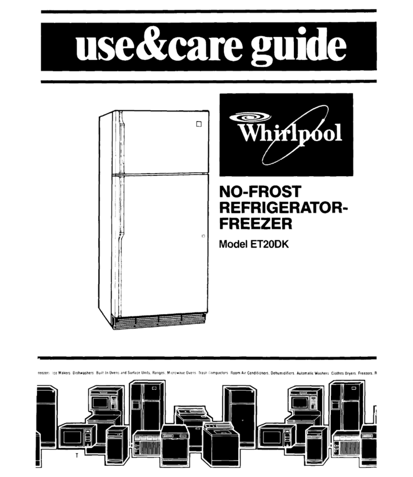 Whirlpool ET20DK Use & care guide