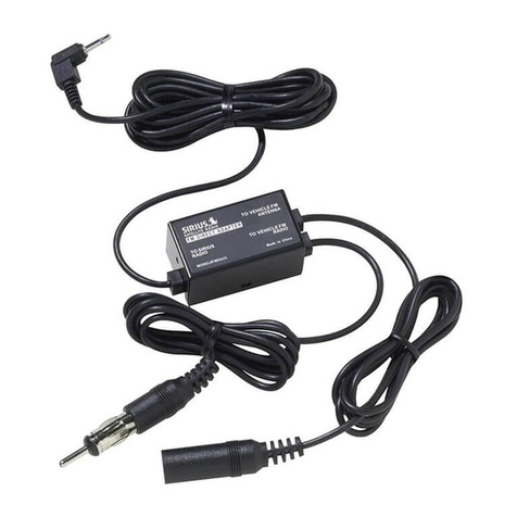 Sirius XM RAdio FMDA installation guide