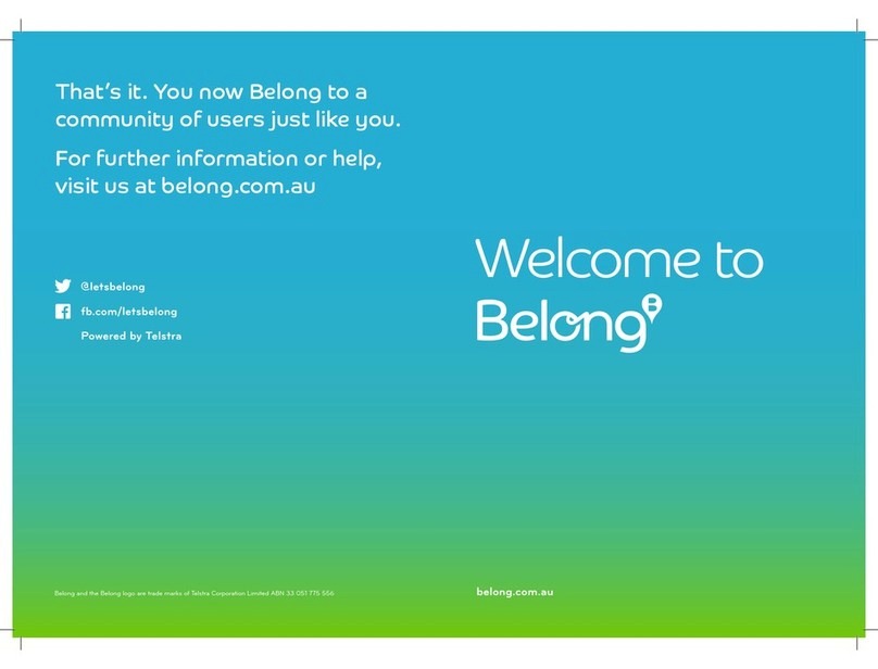 belong Wi-fi router Quick setup guide