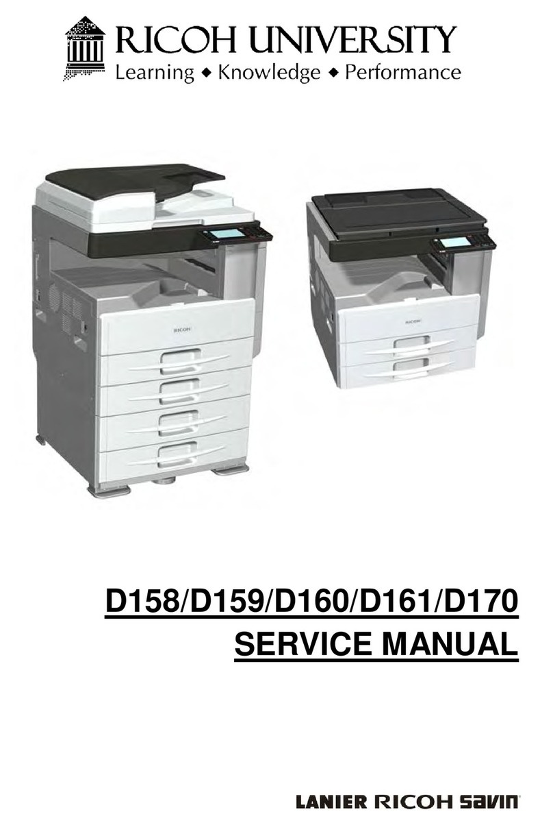 Ricoh D158 User manual
