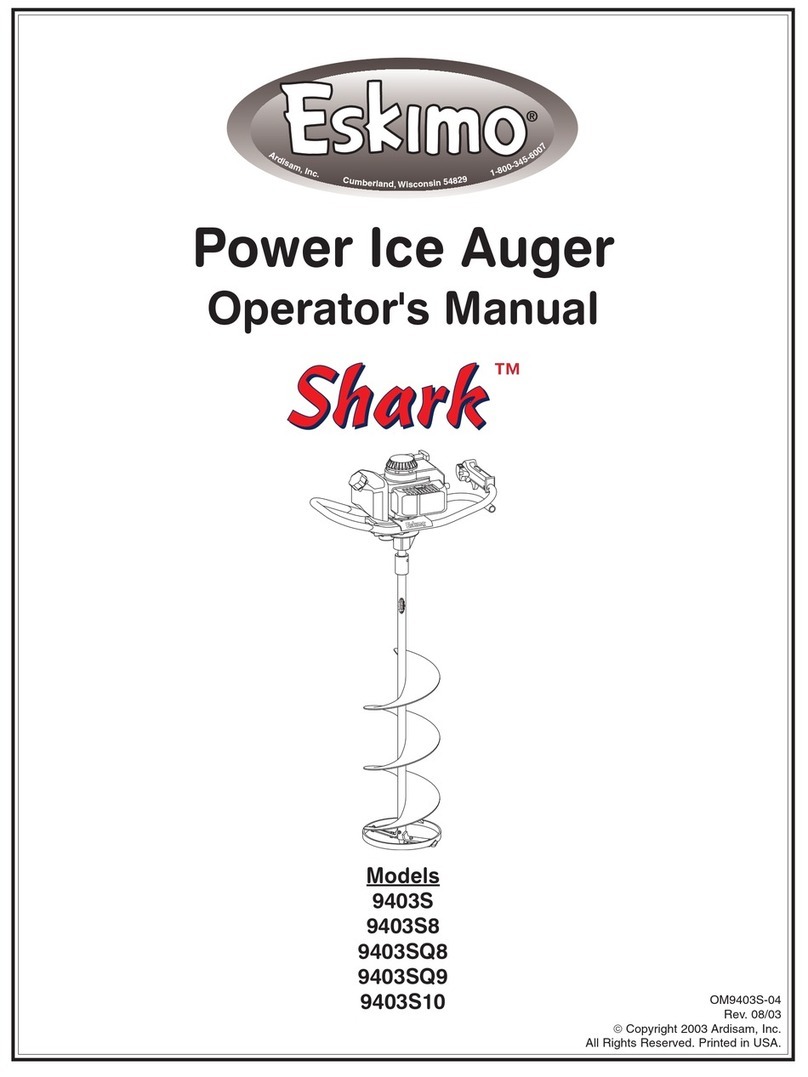 Eskimo Shark 9403S Operator's manual