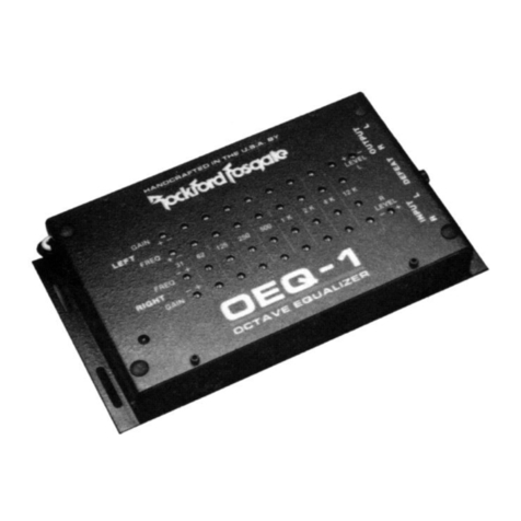 Rockford Fosgate OEQ-1 User manual