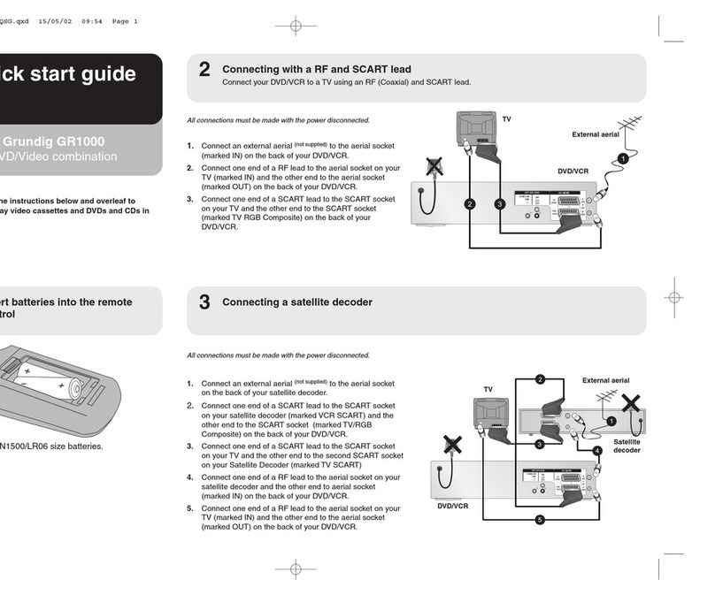 Grundig GR1000 User manual