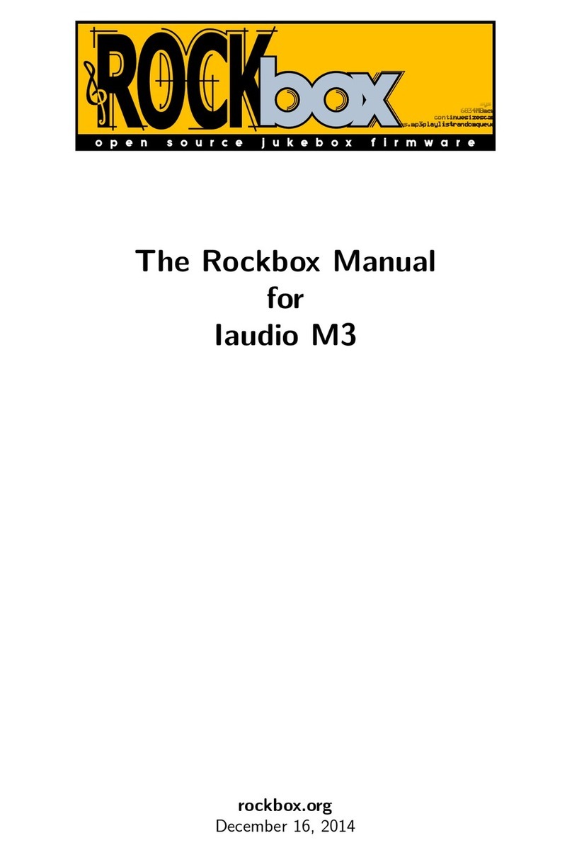 Iaudio Iaudio M3 Firmware update manual