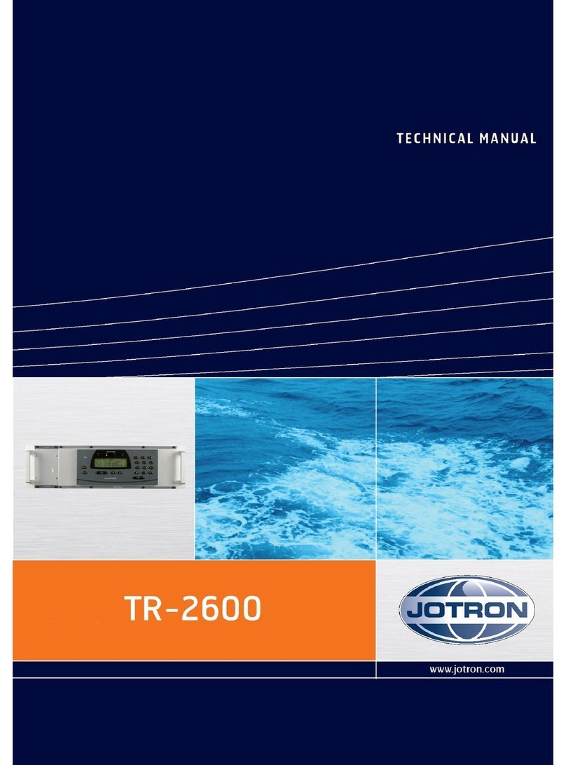 jotron TR-2600 user manual jotron TR-2600 user manual