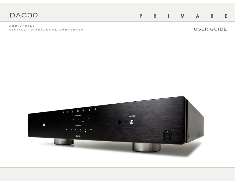 Primare DAC30 user guide