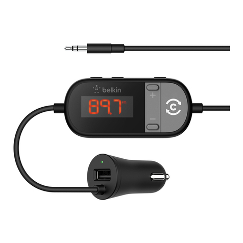 Belkin TuneCast Auto User manual