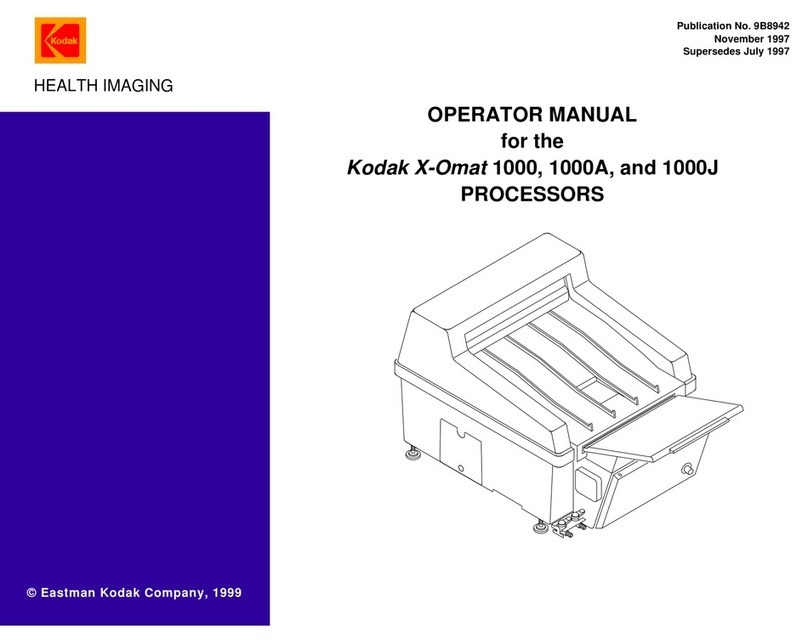 Kodak Ektalite 1000 Operator's manual