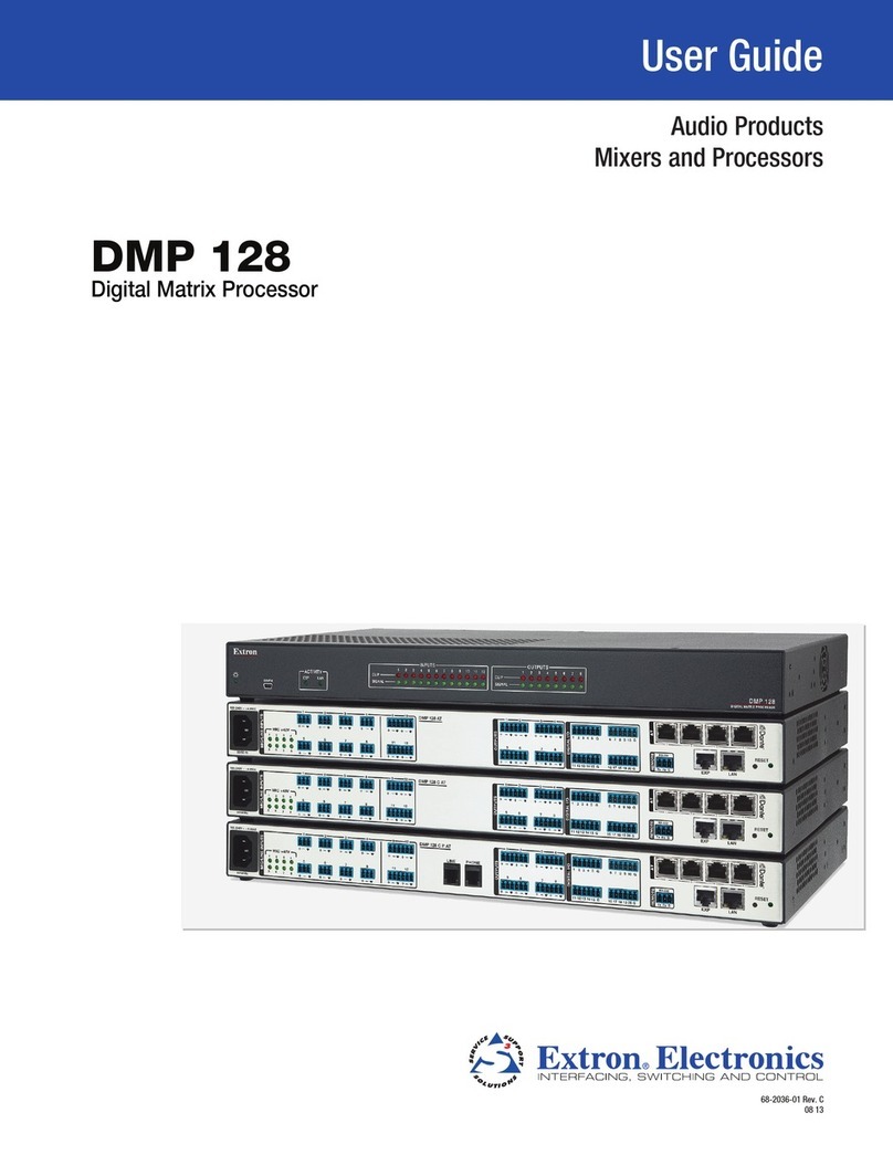 Extron electronics DMP 128 FlexPlus user guide
