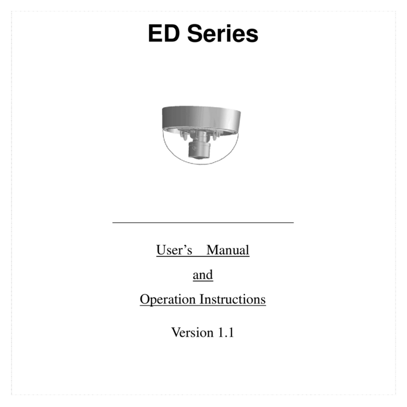 EverFocus ED Series User's manual and operation instructions