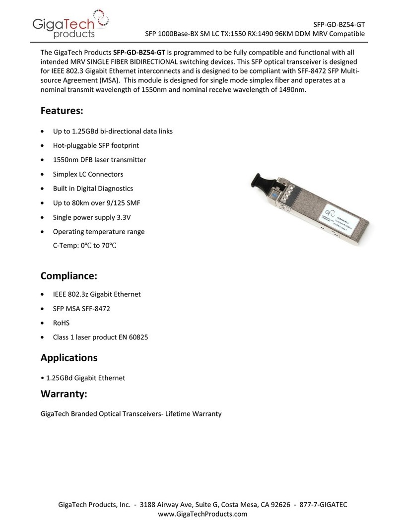 Gigatech SRK25ZJP-S user manual