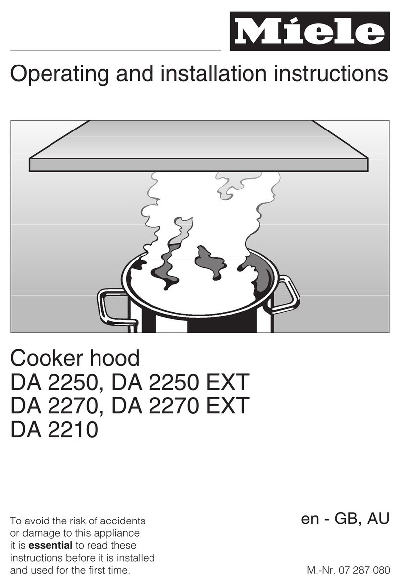 Miele DA 2270 EXT user manual