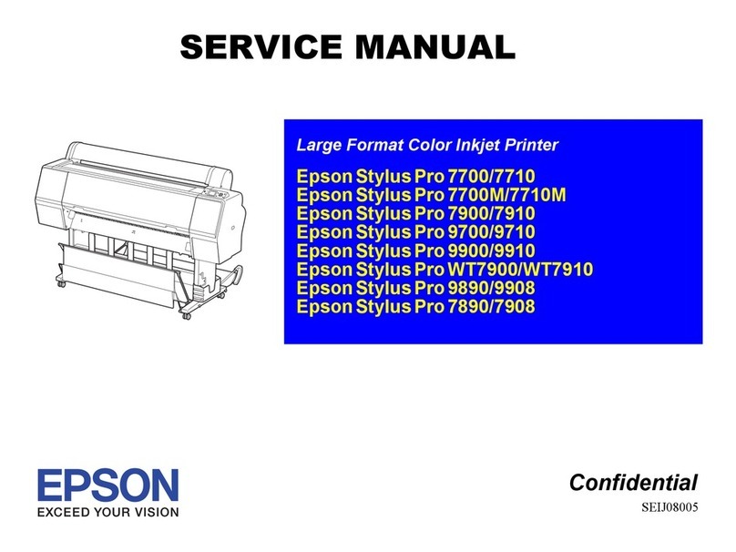 Epson Stylus Pro 9900 User manual