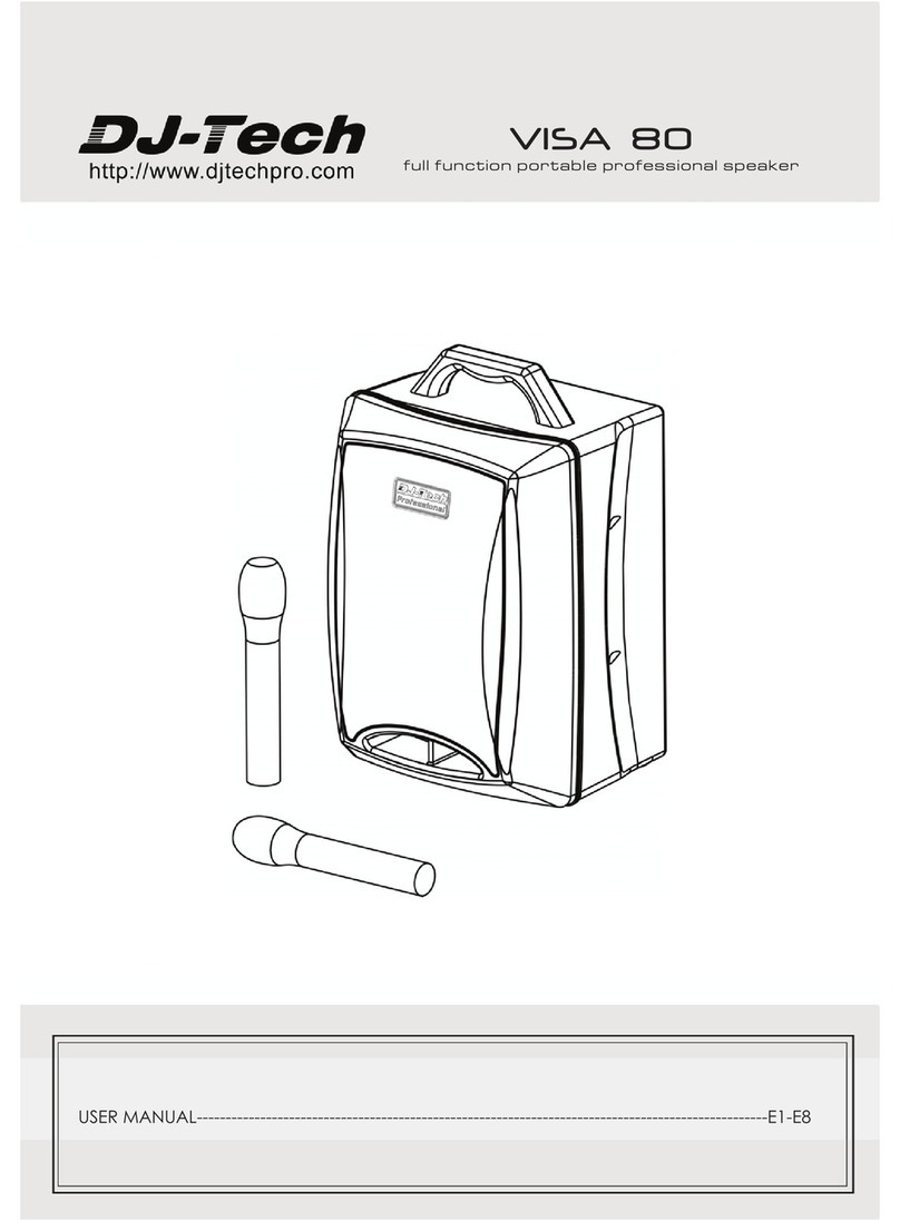 DJ-Tech VISA 80 User manual