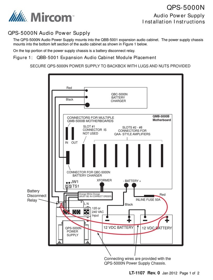 Mircom QPS-5000N User manual