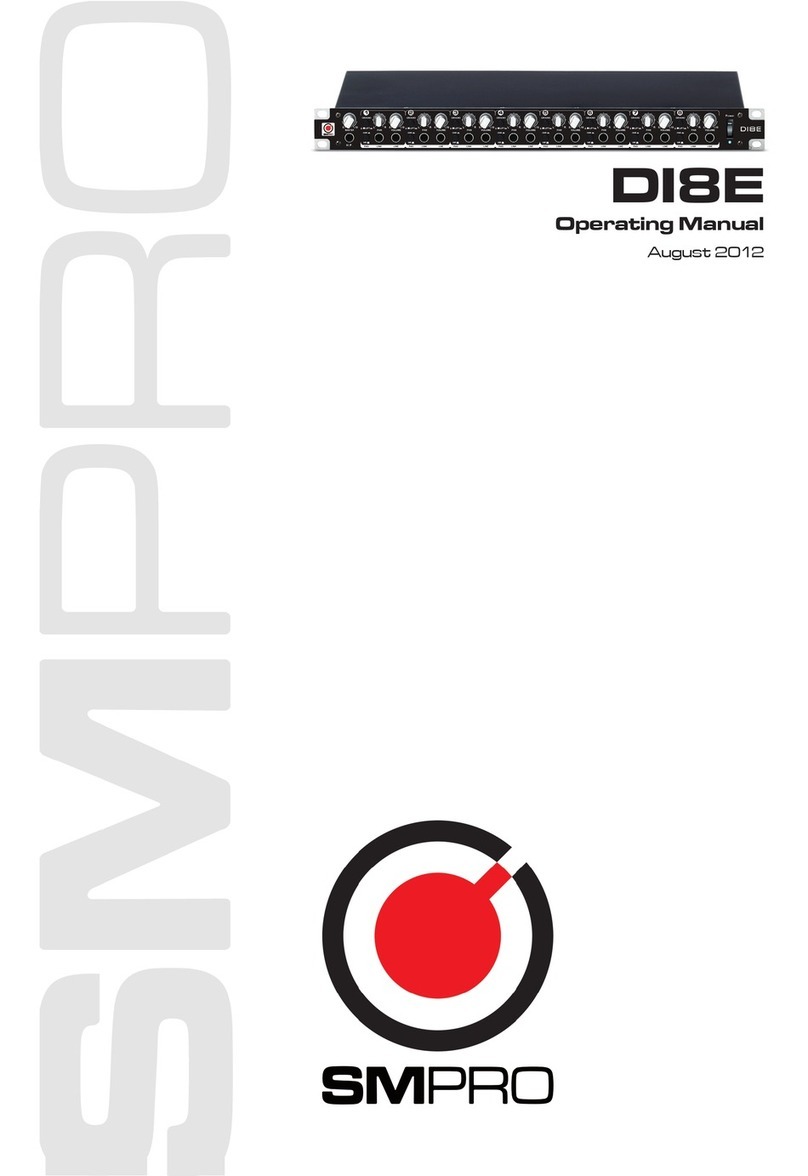 SM Pro DI8E operating manual