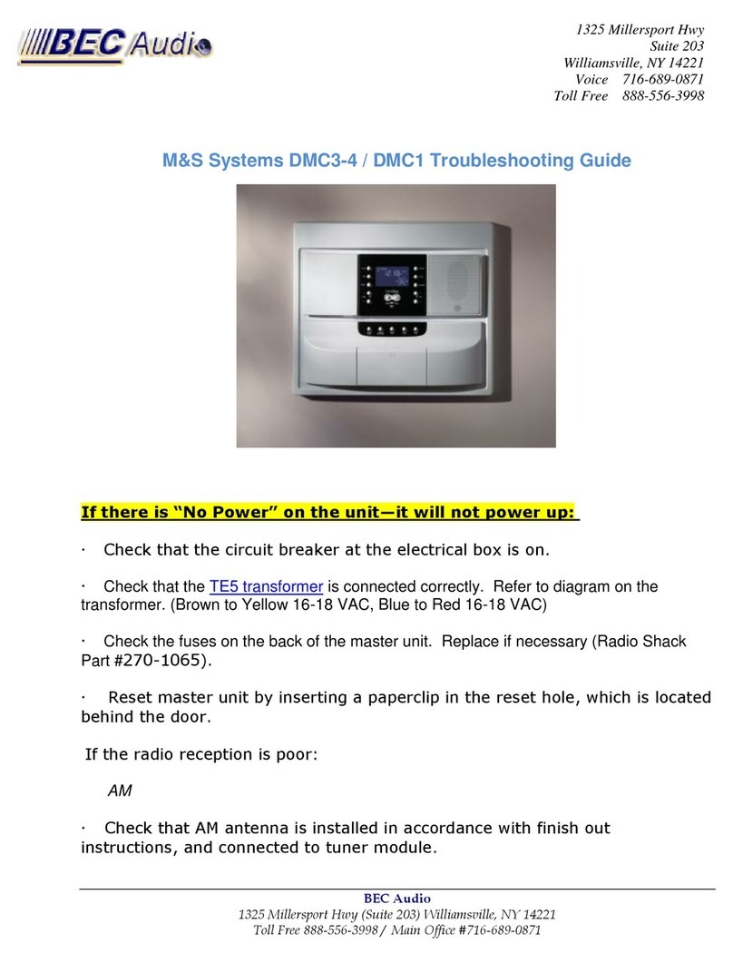 BEC Audio DMC3-4 Guide
