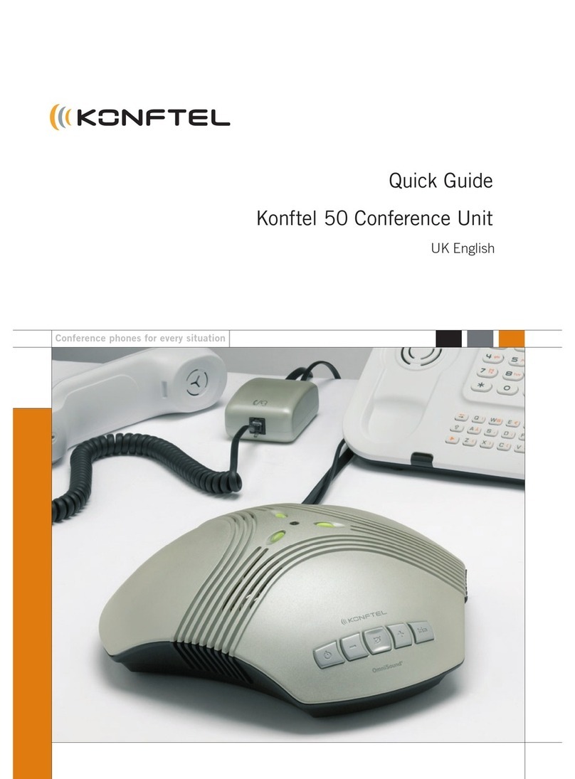 Konftel 50 User manual