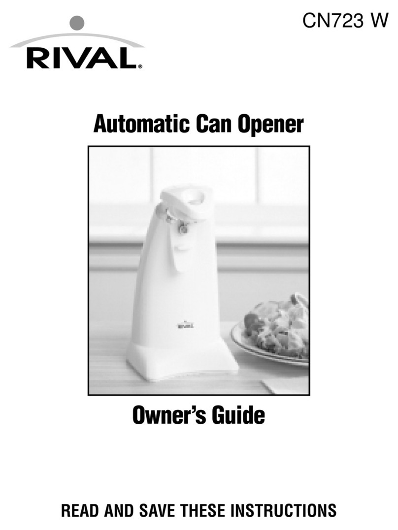 Rival CN723 W owner's guide