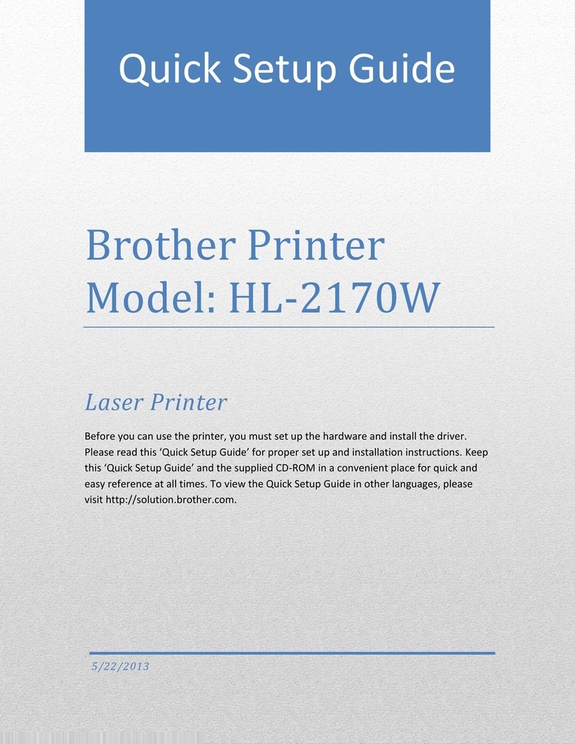 Brother HL-2170W User manual