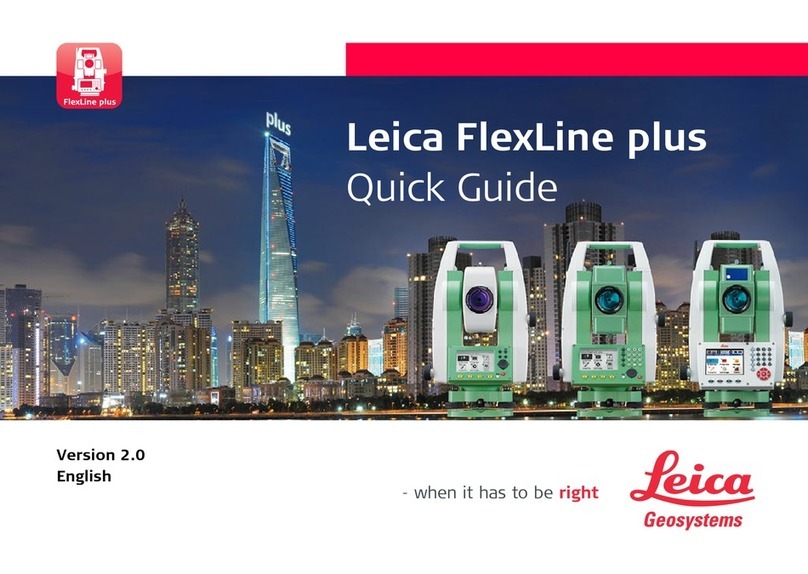 Leica FlexLine plus User manual