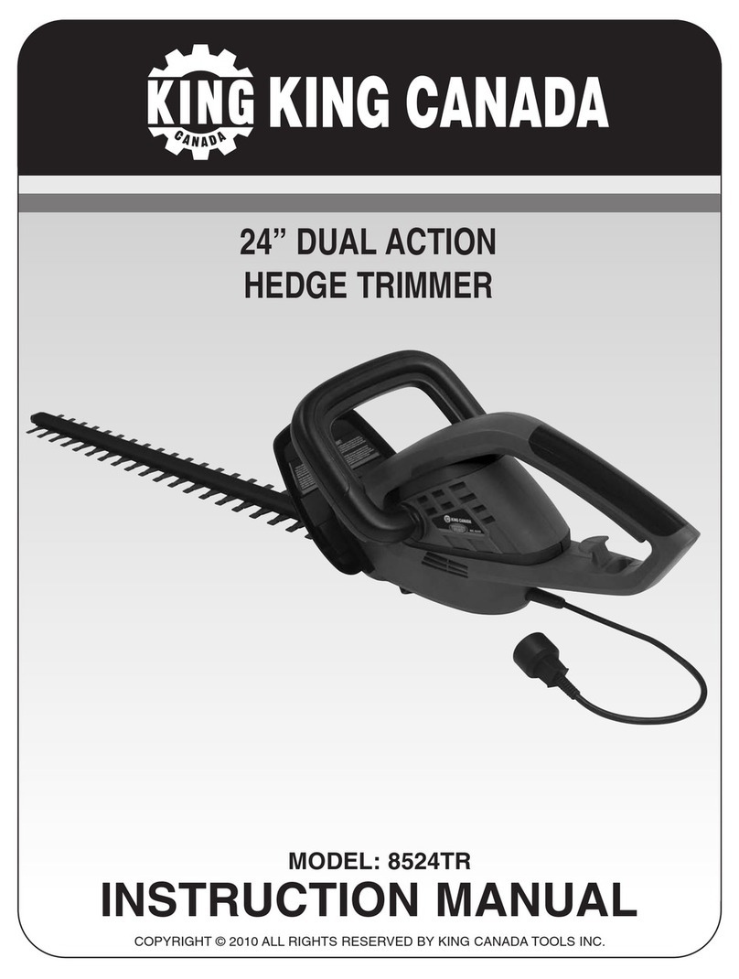 King Canada 8524TR instruction manual