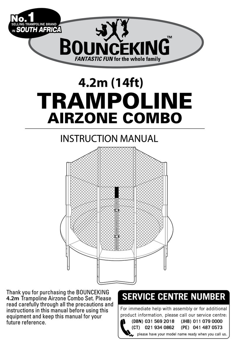 BounceKing Trampoline Airzone Combo instruction manual BounceKing Trampoline Airzone Combo instruction manual