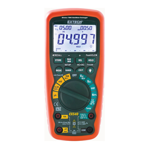 Extech Instruments EX540 user guide