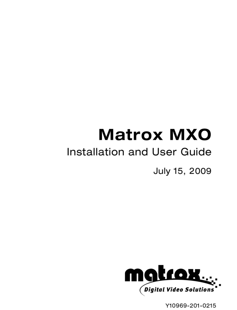 Matrox MXO user manual
