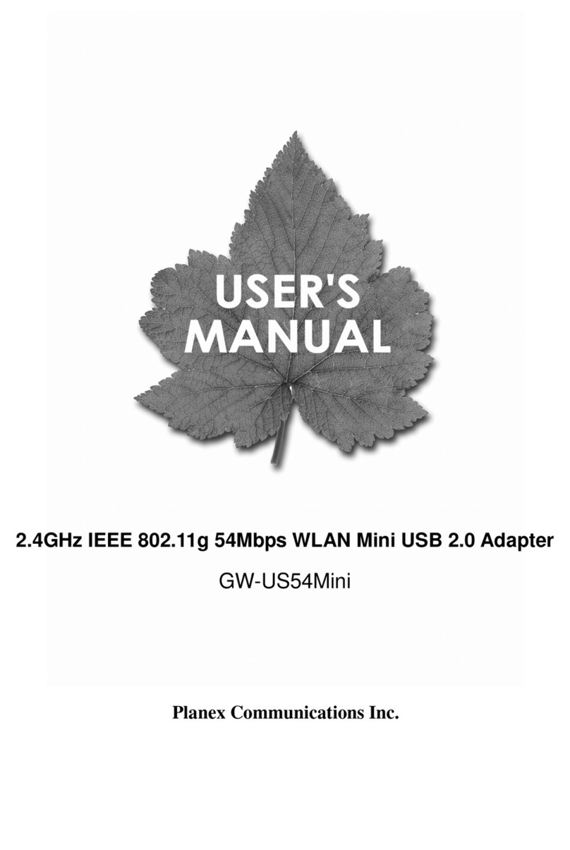 Planex GW-US54Mini User manual