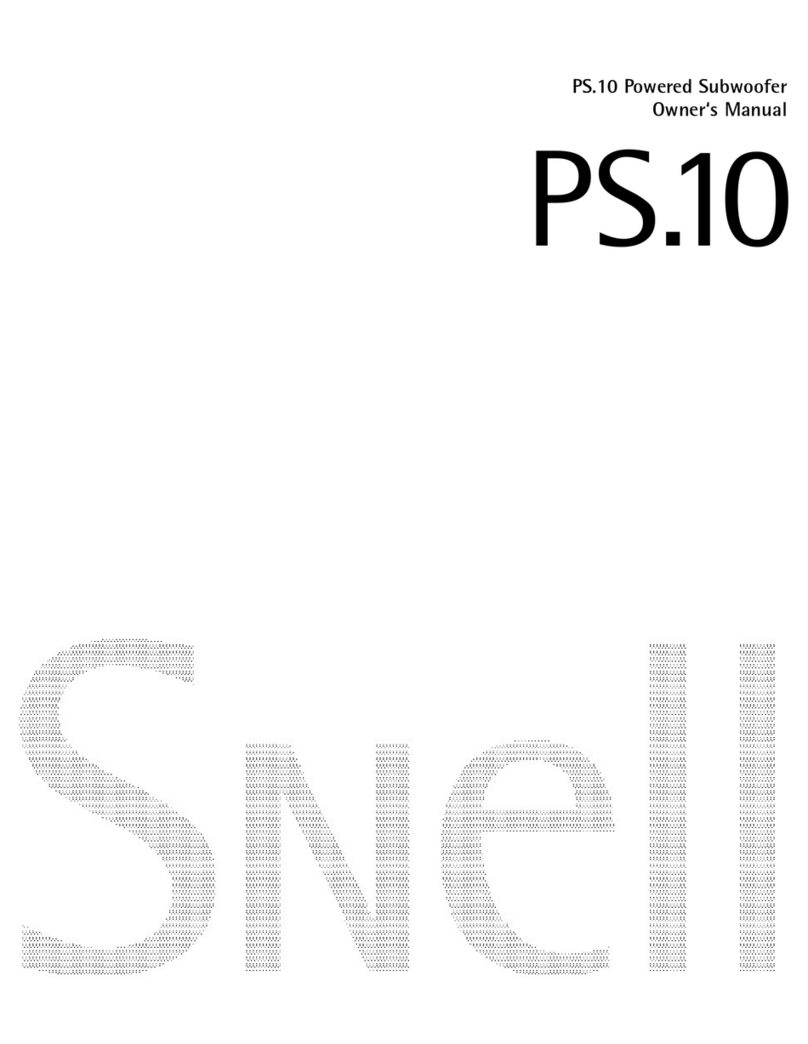 Snell PS.10 owner's manual