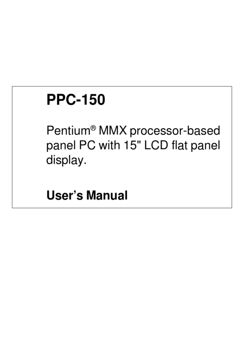 Advantech PPC-150 Series user manual