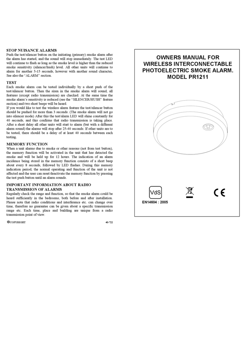 Homewatch PR1211 owner's manual