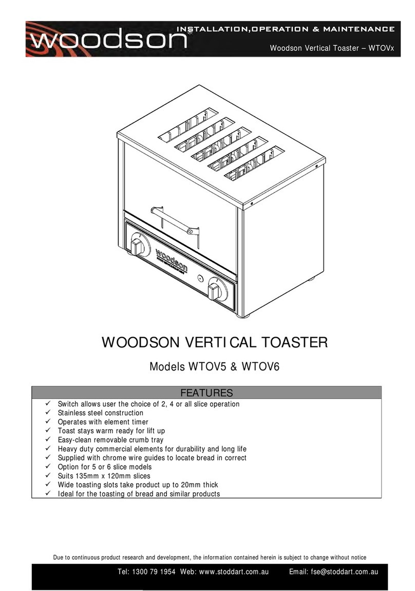 Woodson WTOVx Installation operation & maintenance