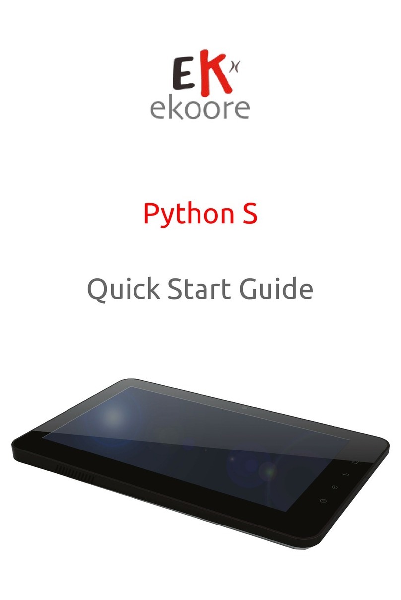 Ekoore Python S quick start guide