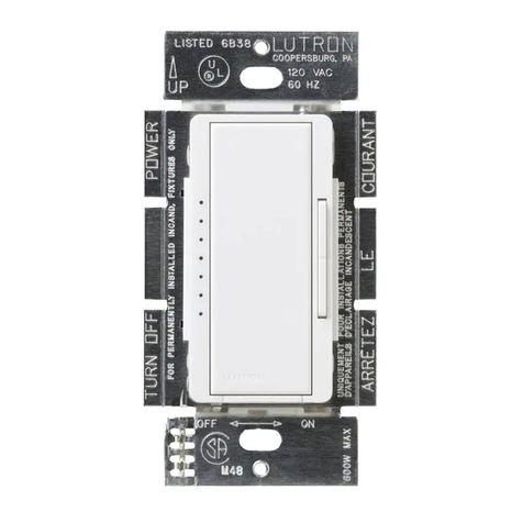 Lutron Electronics Maestro User manual