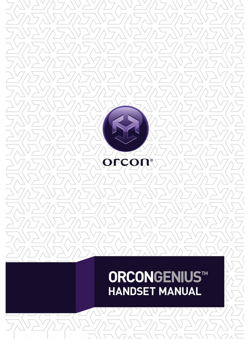 Orcon GENIUS User manual