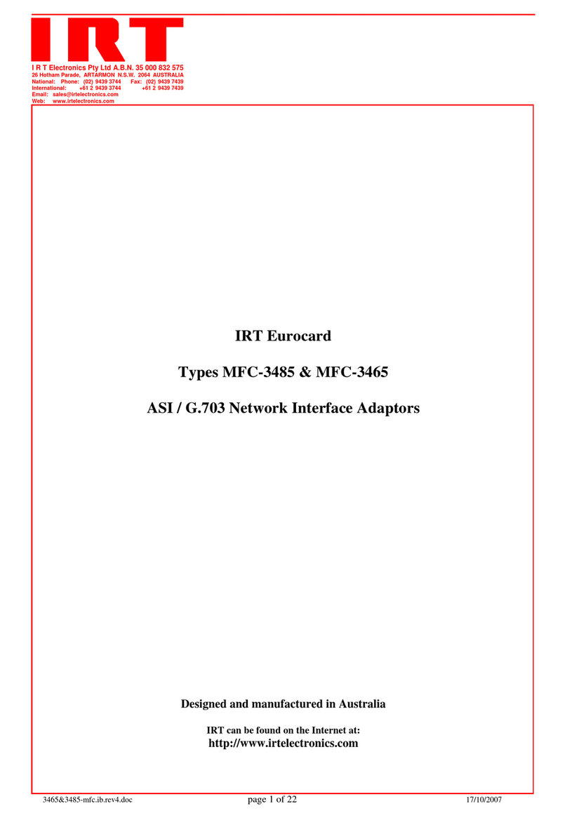 IRT MFC-3485 user guide